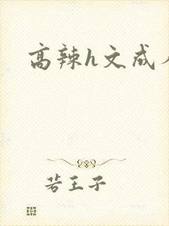 高辣h文成人h封面