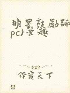 明星鼓励师(npc)笔趣封面