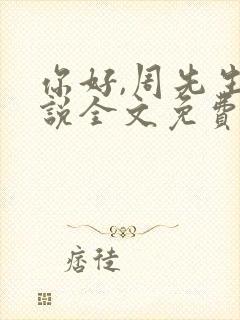 你好,周先生小说全文免费阅读