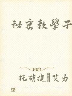 秘密教学子豪封面