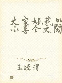 大家好,我叫林小喜全文阅读