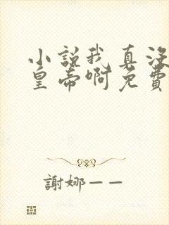 小说我真没想当皇帝啊免费阅读