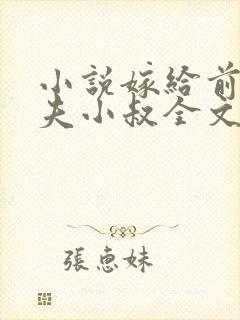 小说嫁给前未婚夫小叔全文阅读