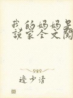 我的妈妈是成小说家全文阅读