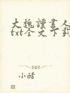大魏读书人小说txt全文下载