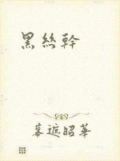 黑丝干