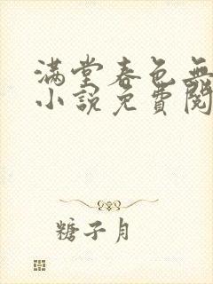 满堂春色无人问小说免费阅读全文