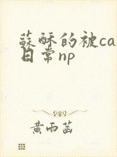 苏酥的被cao日常np