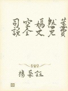 司空嫣然叶凡小说全文免费阅读
