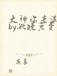 大神你老婆掉了by欲晓免费阅读小说