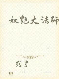 奴艳大法师封面