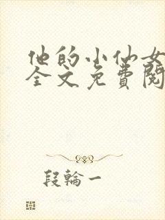他的小仙女小说全文免费阅读