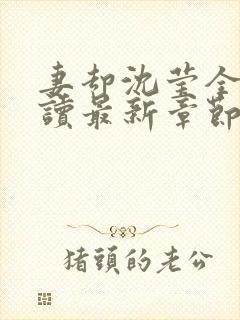 妻却沈莹全文阅读最新章节
