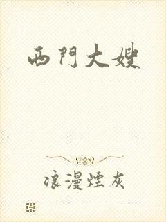 西门大嫂封面