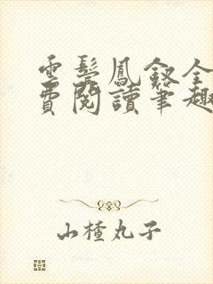 云鬓凤钗全文免费阅读笔趣阁