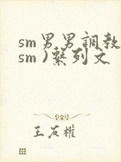 sm男男调教(sm )系列文