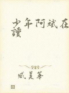 少年阿斌在线阅读封面