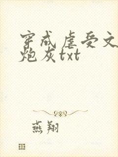 穿成虐受文里的炮灰txt