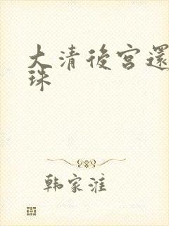 大清后宫还君明珠