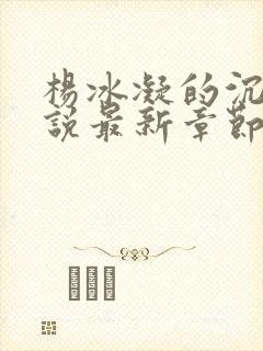杨冰凝的沉沦小说最新章节更新