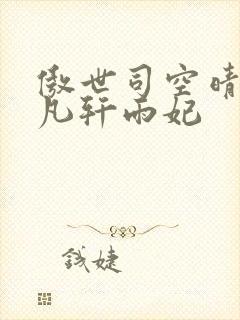傲世司空晴:叶凡轩雨妃