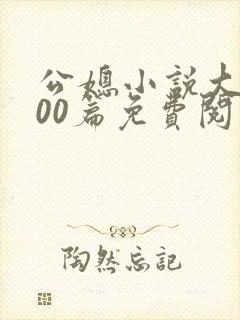 公媳小说大全100篇免费阅读全文封面