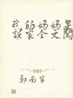 我的妈妈是成小说家全文阅读