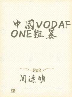 中国VODAFONE粗暴封面