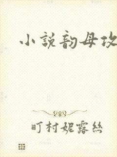 小说韵母攻略