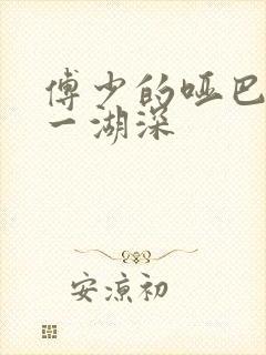 傅少的哑巴新妻一湖深