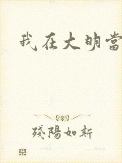 我在大明当暴君封面