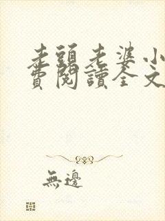 老头老婆小说免费阅读全文封面