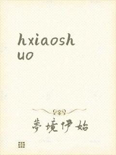 hxiaoshuo封面