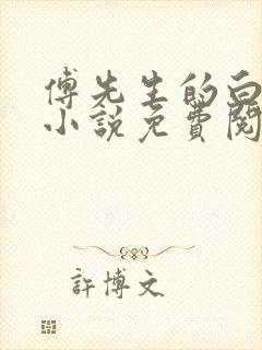 傅先生的白月光小说免费阅读封面