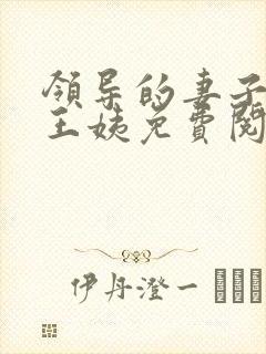 领导的妻子小说王姨免费阅读全文