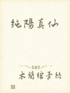 纯阳真仙封面
