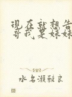 现在就想告诉哥哥我是妹妹封面
