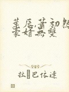 叶辰,萧初然 豪婿无双