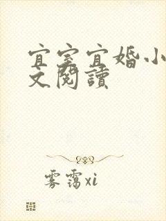 宜室宜婚小说全文阅读