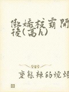 傲娇校霸开荤以后(高h)