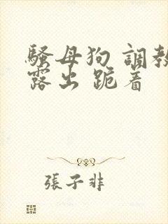 骚母狗 调教 露出 跪着