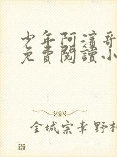 少年阿滨哥全文免费阅读小说