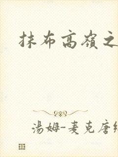 抹布高岭之花