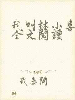 我叫林小喜小说全文阅读