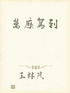 万历驾到封面