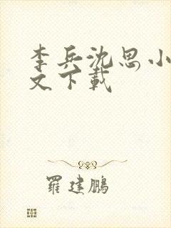 李兵沈思小说全文下载