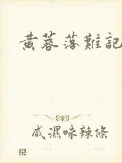 黄蓉落难记