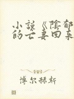小说《阴郁大佬的亡妻回来了》