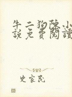 牛二狗陈小燕小说免费阅读全文无弹窗封面