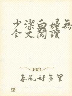 少洁白妇无删减全文阅读
